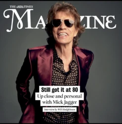TIMES Magazine 14th October 2023 MICK JAGGER Rolling Stones Cover
