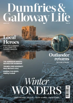 DUMFRIES & GALLOWAY LIFE January 2025 Outlander Sam Heughan Caitriona Balfe