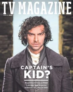 N/A Poldark AIDAN TURNER Photo Cover Interview Sun TV UK Magazine 3 June 2017