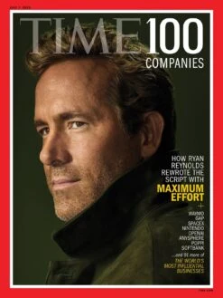 TIME 100 Most Influential Companies - 07.07.25 Edition - Ryan Reynolds Cover
