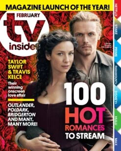 TV INSIDER MAGAZINE - FEBRUARY 2024 SAM HEUGHAN Caitriona Balfe Outlander