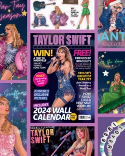 Taylor Swift Annual Magazine & 2024 Calendar & Free Gifts