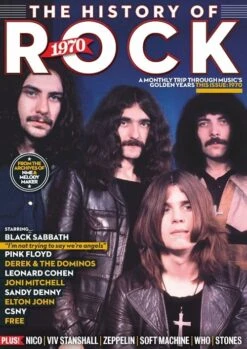 The History Of Rock 1970 Magazine Black Sabbath Pink Floyd Elton John