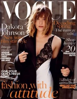 VOGUE Magazine Dakota Johnson Jamie Dornan UK February 2016 Fifty Shades