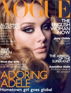 VOGUE October 2011 UK ADELE Jane Birkin,Wendi Murdoch,Azzedine Alaia,Lara Stone