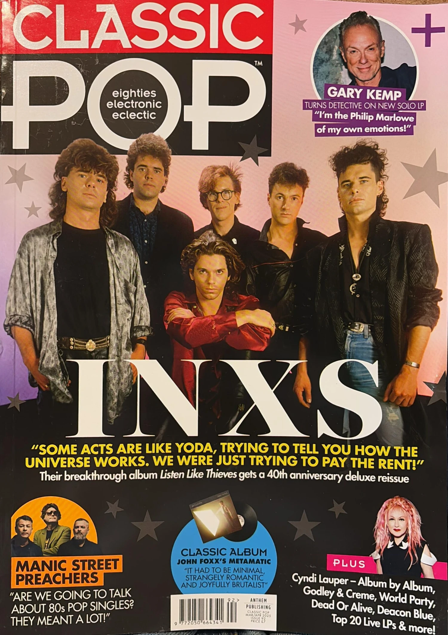 Classic Pop Magazine (UK) - March 2025 INXS Manic Street Preachers Gary Kemp 3 Classic Pop Magazine (UK) - March 2025 INXS Manic Street Preachers Gary Kemp