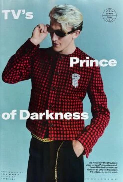 BRITISH GQ Magazine December 2024 Ewan Mitchell Louis Partridge Kit Harrington