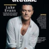 UK Attitude Magazine #330: LUKE EVANS COVER FEATURE -CELEBRITY MAGAZINES attitude issue 330 luke evans front cover