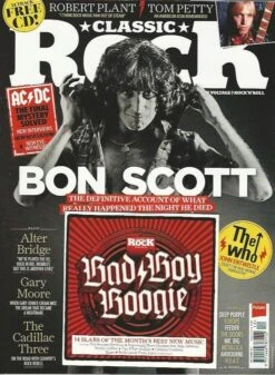 UK Classic Rock Magazine December 2017 Bon Scott AC/DC - The Final Mystery Solved