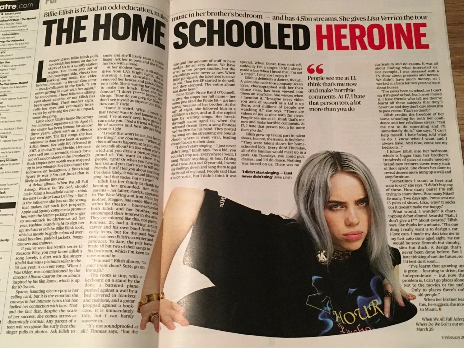 N/A Culture Magazine Feb 2019: Jessie Buckley Birgitte Hjort Sorensen Billie Eilish 3 N/A Culture Magazine Feb 2019: Jessie Buckley Birgitte Hjort Sorensen Billie Eilish