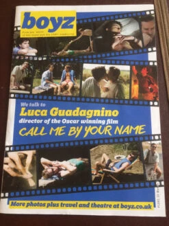 UK Boyz Magazine March 2018 Timothee Chalamet & Armie Hammer - Call Me By Your Name Cover