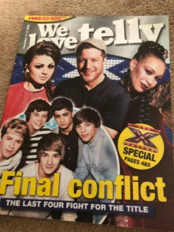We Love Telly Magazine December 2010 One Direction Cher Lloyd