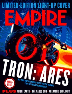 Empire Magazine August 2025: TRON: ARES Limited Edition Light Up Cover