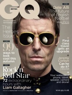 UK GQ Magazine September 2017 Liam Gallagher Exclusive Cover Interview
