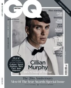 UK GQ Magazine October 2017 Cillian Murphy UK Cover Edition 1 Of 9 Covers