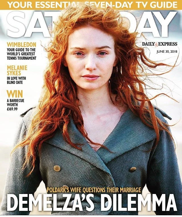 UK Saturday Magazine June 2018: Eleanor Tomlinson Poldark Aidan Turner PP Arnold 3 UK Saturday Magazine June 2018: Eleanor Tomlinson Poldark Aidan Turner PP Arnold