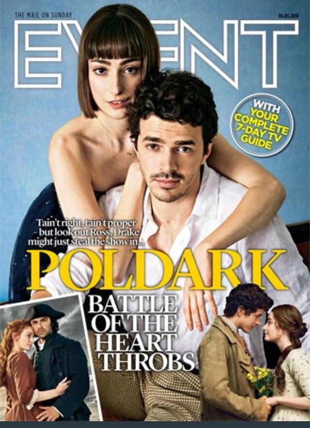 UK Event Magazine May 2018 Harry Richardson And Ellise Chappell Poldark 3 UK Event Magazine May 2018 Harry Richardson And Ellise Chappell Poldark
