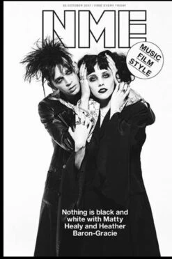 UK NME Magazine October 20th 2017 Matt Healy The 1975 Pale Waves Beck (Mark On Cover)