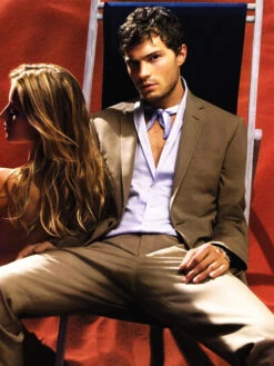 BRITISH GQ Magazine April 2008 Jamie Dornan For Aquascutum Spring 2008