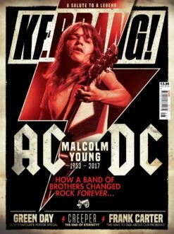 Kerrang! Magazine 2nd December 2017 Malcolm Young AC/DC 1953-2017 Tribute Issue