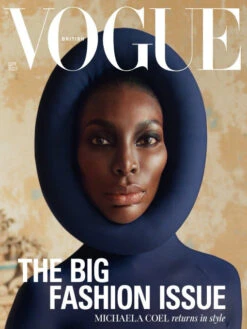 BRITISH Vogue UK Magazine September 2025 - Michaela Coel