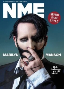 NME Magazine September 22 2017 Marilyn Manson Cover World Exclusive