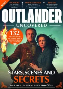 Outlander Uncovered Magazine 2024 Sam Heughan & Caitriona Balfe (Defective Cover)
