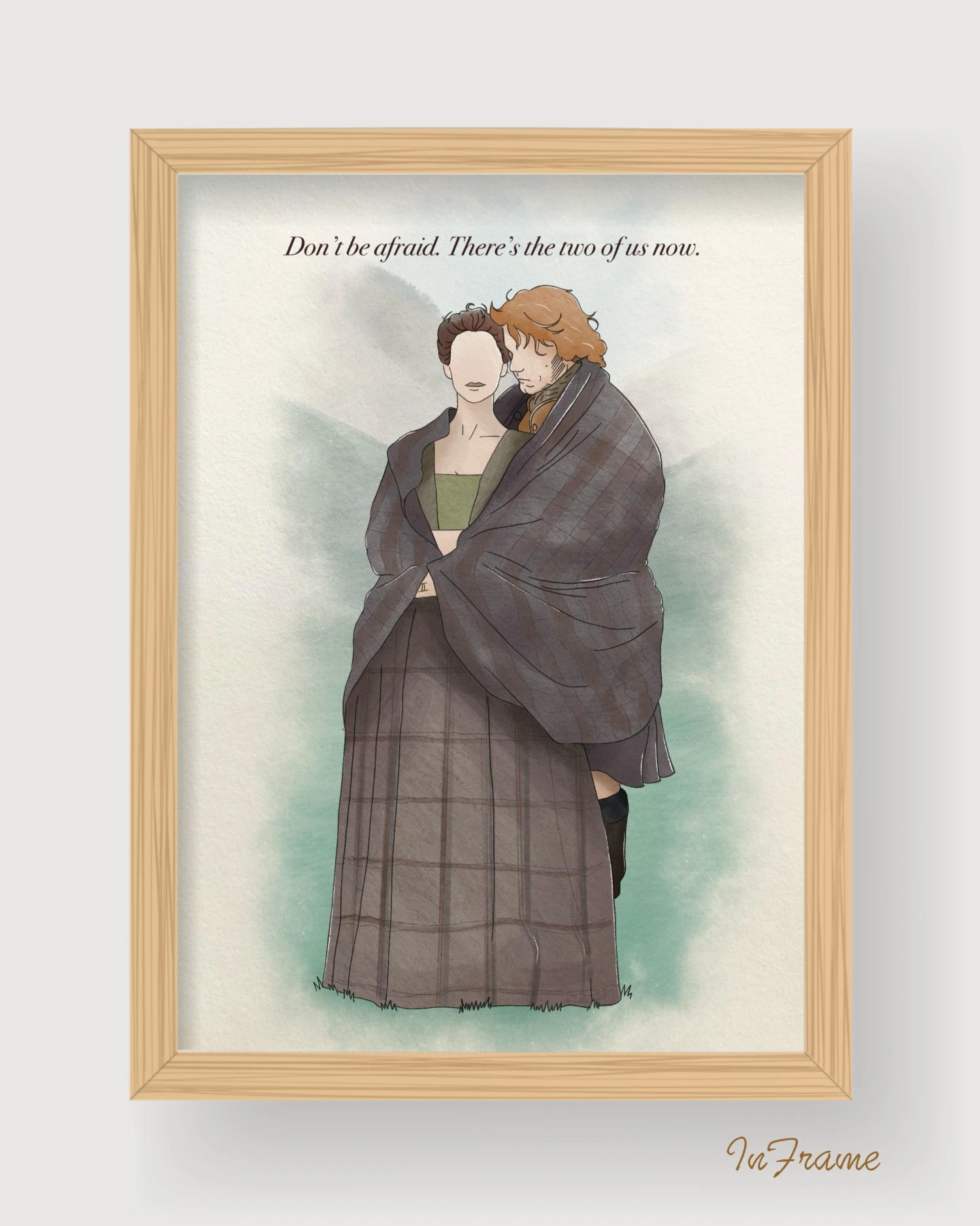 Outlander Inspired A5 Hand-Illustrated Art Print 6 Outlander Inspired A5 Hand-Illustrated Art Print - Image 4