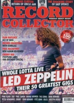 UK Record Collector Magazine Sept 2018: LED ZEPPELIN Robert Plant PAUL McCARTNEY