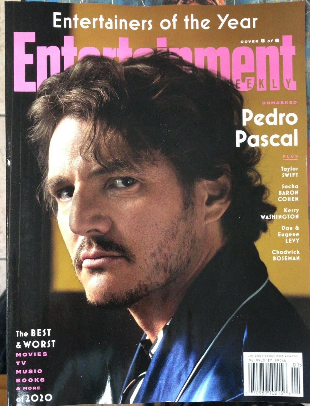 ENTERTAINMENT WEEKLY MAG-JAN 2021-ENTERTAINER OF THE YEAR-PEDRO PASCAL-COVER 5/6 3 ENTERTAINMENT WEEKLY MAG-JAN 2021-ENTERTAINER OF THE YEAR-PEDRO PASCAL-COVER 5/6