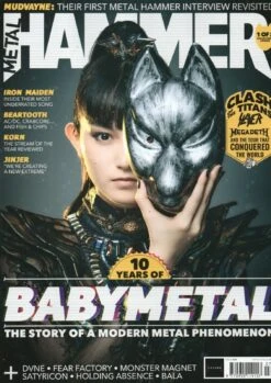 Metal Hammer Magazine July 2021 #349 10 Years Of Babymetal #1 (Defective Spine)