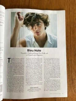 TIMOTHEE CHALAMET - CHANEL US VOGUE MAGAZINE - AUGUST 2023 - BRAND NEW -CELEBRITY MAGAZINES s l1600 2023 08 07T132736.559