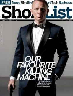 N/A Shortlist Magazine October 2012 Daniel Craig 007 Skyfall James Bond Ben Whishaw