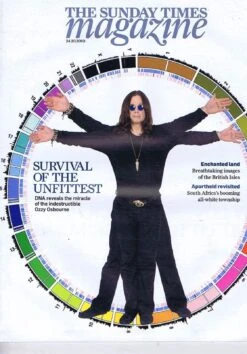 OZZY OSBOURNE / MICHELLE OBAMA Sunday Times Magazine Oct 24 2010