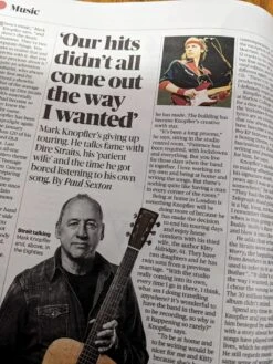 Culture Magazine 7th April 2024 Mark Knopfler Dire Straits
