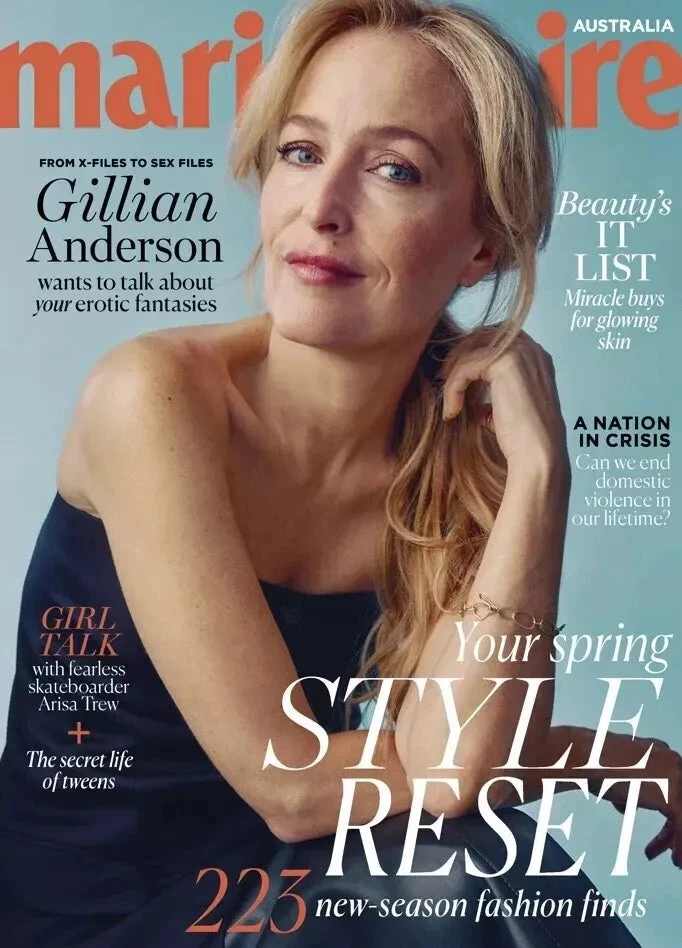 Marie Claire Australia Magazine October 2024 - Gillian Anderson 3 Marie Claire Australia Magazine October 2024 - Gillian Anderson