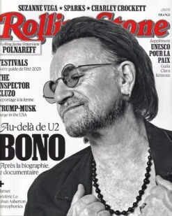 BONO U2 - ROLLING STONE FRANCE MAGAZINE June 2025