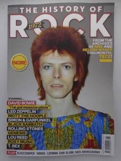 The History Of Rock Magazine 1972 DAVID BOWIE Black Sabbath Rolling Stones