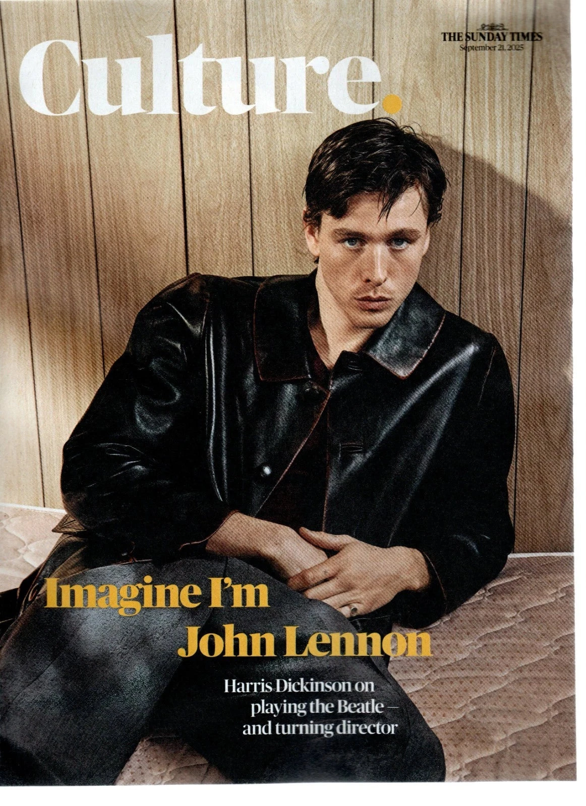 HARRIS DICKINSON - SUNDAY TIMES CULTURE MAGAZINE 21 SEPT 2025 Olly Alexander 3 HARRIS DICKINSON - SUNDAY TIMES CULTURE MAGAZINE 21 SEPT 2025 Olly Alexander