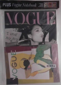 Vogue UK Magazine Oct 2025 RAYE Finds Her Light + Vintage Cover Vogue Notebook 1