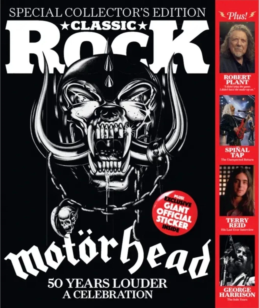 Classic Rock Magazine (UK) October 2025 (#345) - Motorhead 50 Years & Free Gifts 3 Classic Rock Magazine (UK) October 2025 (#345) - Motorhead 50 Years & Free Gifts