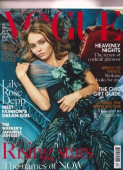 VOGUE UK MAGAZINE DEC 2016 LILY-ROSE DEPP Johnny Depp