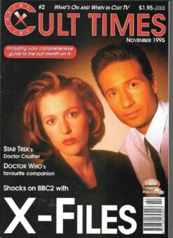 CULT TIMES #2 EUROPEAN MAGAZINE THE X-FILES GILLIAN ANDERSON
