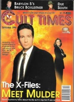 CULT TIMES #12 EUROPEAN MAGAZINE THE X-FILES GILLIAN ANDERSON