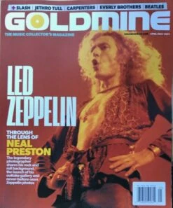 LED ZEPPELIN - THE BEATLES - GOLDMINE MAGAZINE - MARCH/APRIL 2022 BRAND NEW