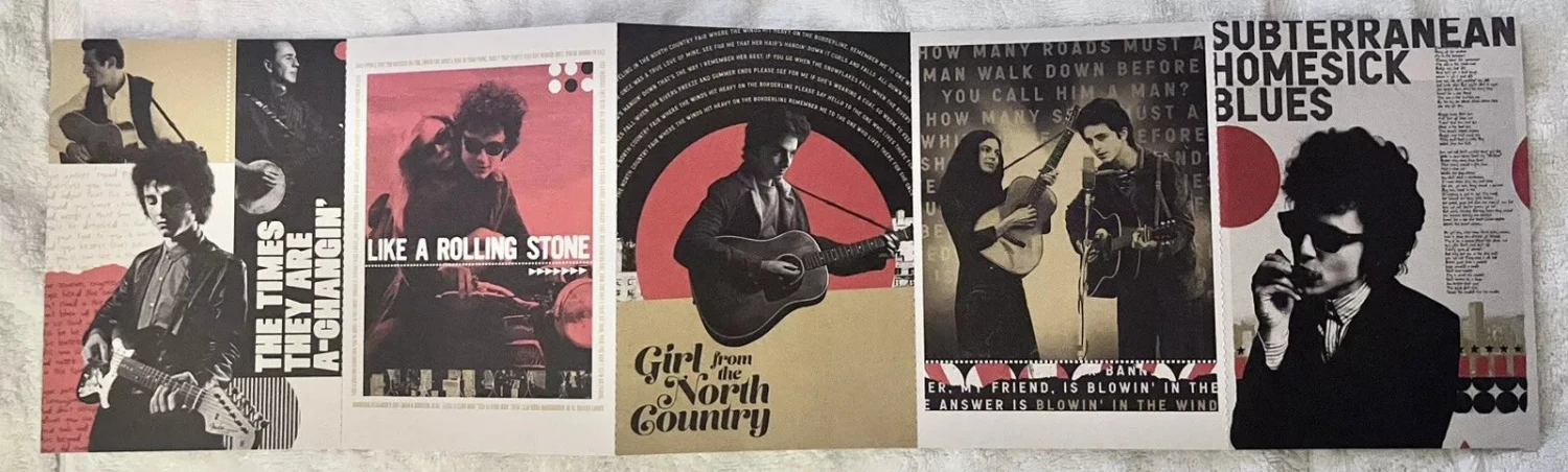 BOB DYLAN A Complete Unknown Promo 5 Postcard Set TIMOTHEE CHALAMET 4 BOB DYLAN A Complete Unknown Promo 5 Postcard Set TIMOTHEE CHALAMET - Image 2