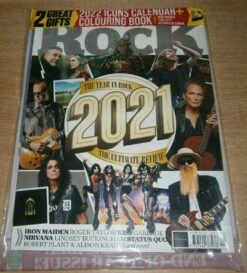 Classic Rock Magazine Jan 2022 ROGER TAYLOR Robert Plant Kiss Iron Maiden & Free Gifts