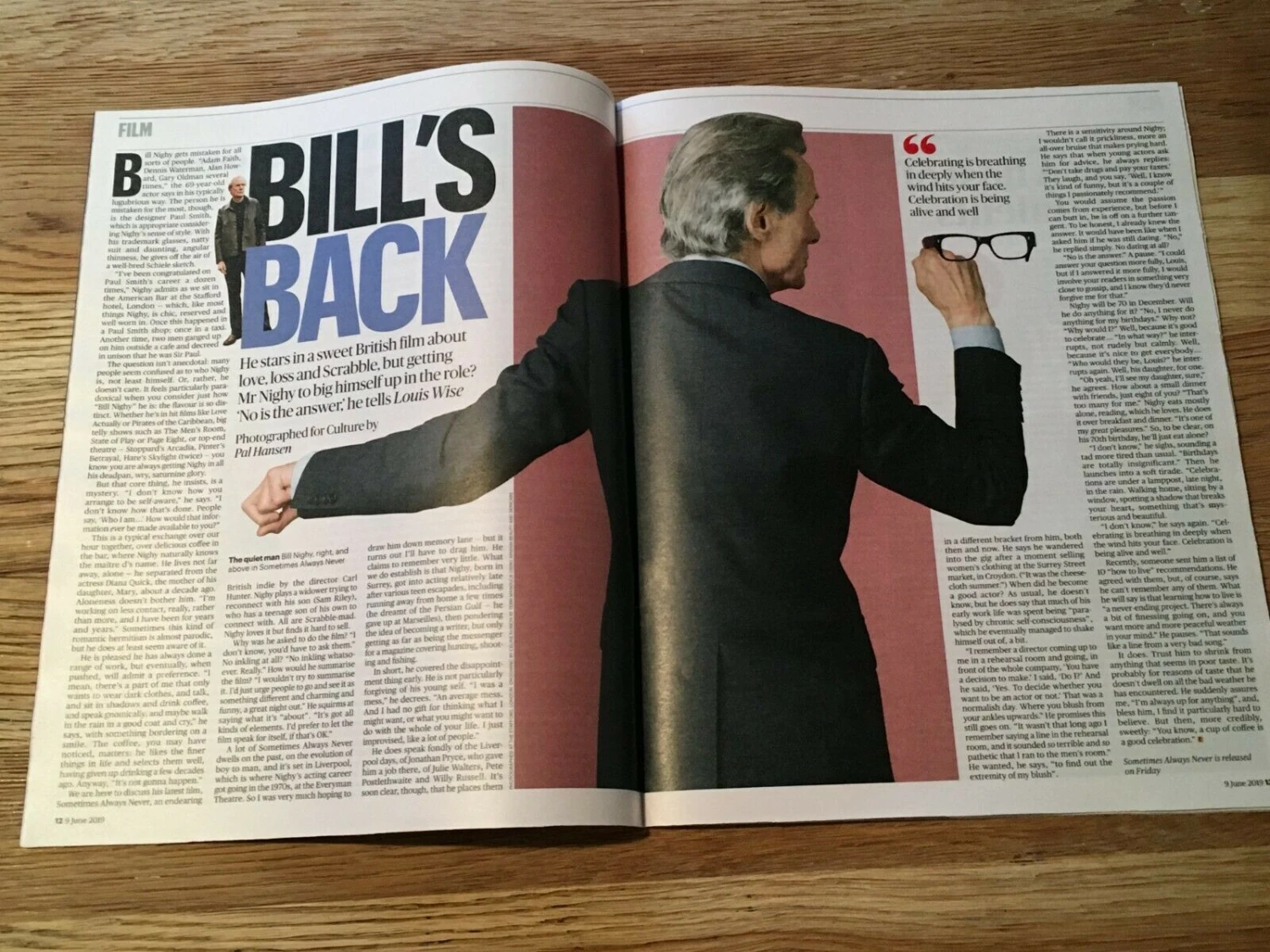 UK CULTURE Magazine June 2019: BILL NIGHY Bob Dylan MARGOT FONTEYN Emma Thompson 4 UK CULTURE Magazine June 2019: BILL NIGHY Bob Dylan MARGOT FONTEYN Emma Thompson - Image 2