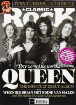 Classic Rock Magazine August 2023 Queen Freddie Mercury Brian May Eddie Van Halen