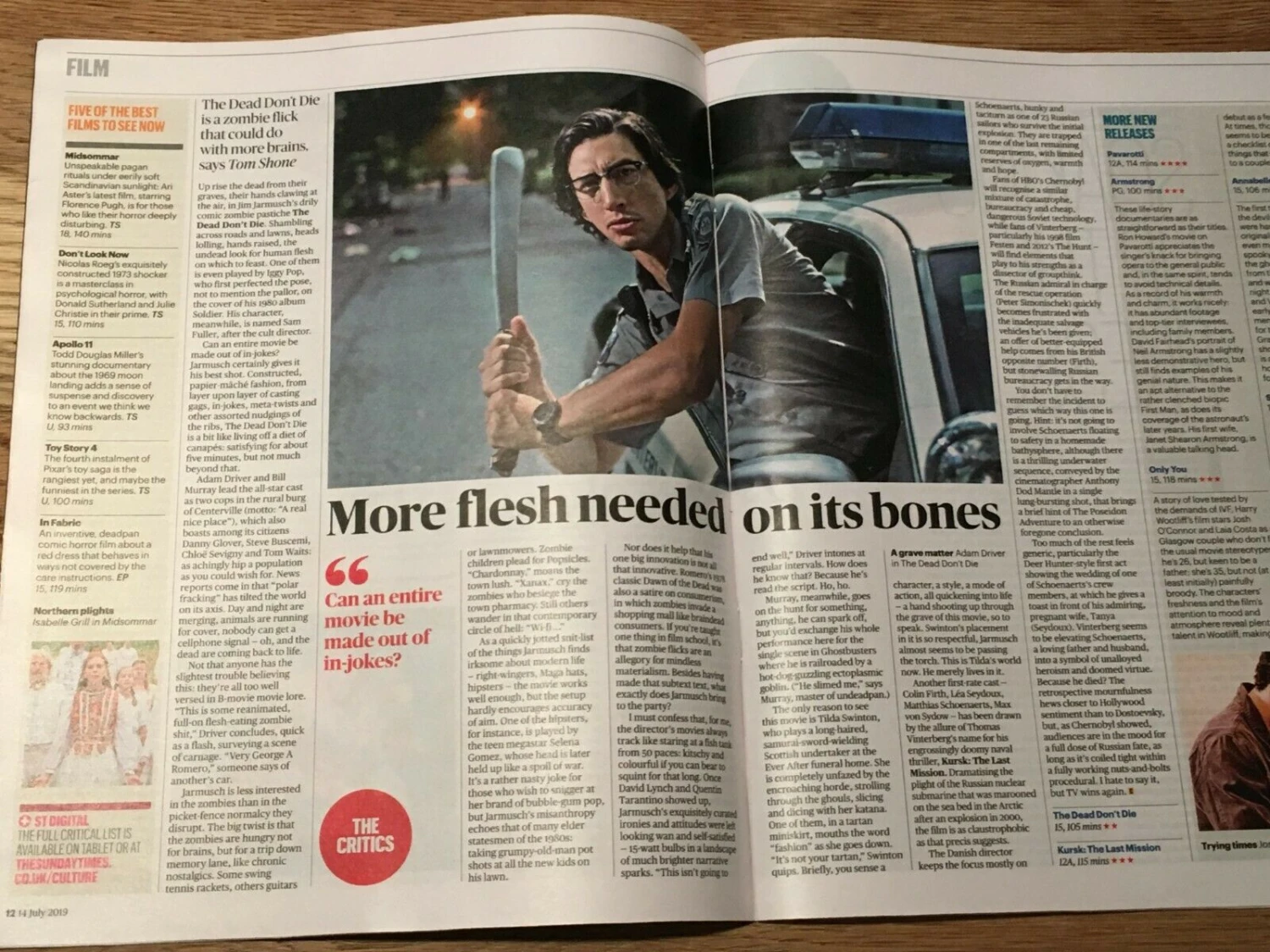 UK CULTURE MAGAZINE July 2019: MABEL Adam Driver AIDAN TURNER James McArdle 4 UK CULTURE MAGAZINE July 2019: MABEL Adam Driver AIDAN TURNER James McArdle - Image 2